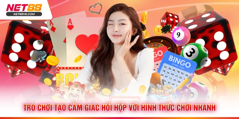 Trò chơi tạo cảm giác hồi hộp với hình thức chơi nhanh